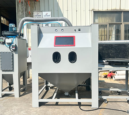 小型干濕兩用環(huán)保手動噴砂機BC-1515-01